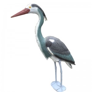 Blå Heron Decoy Plast Yard Garden Lawn Art Ornaments Decor